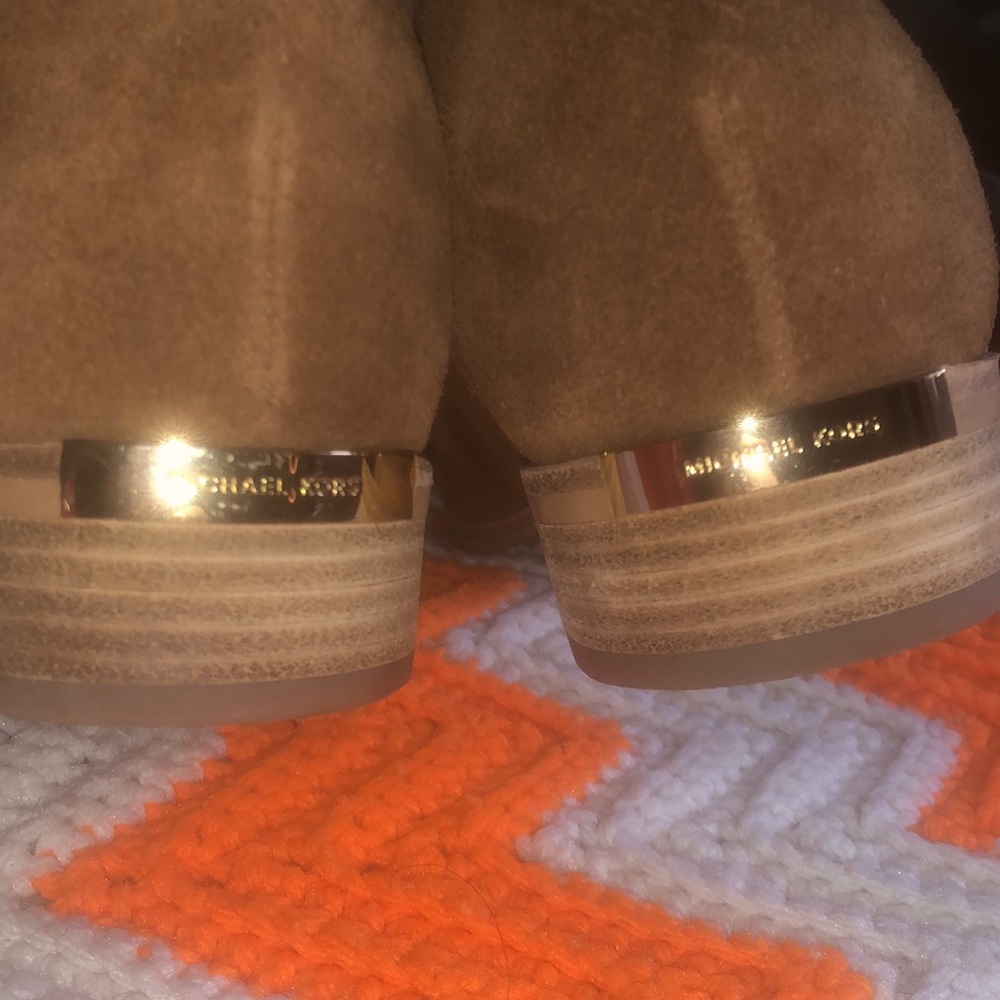 Michael Kors brown suede boots